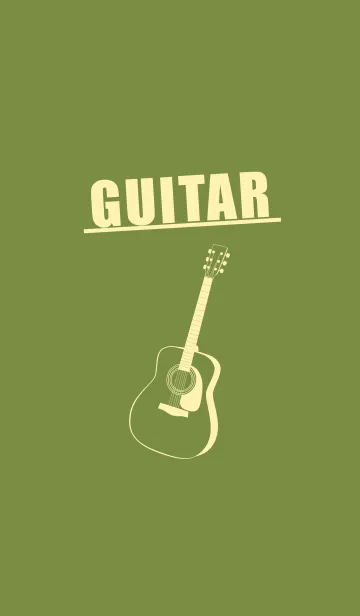 [LINE着せ替え] GUITAR COLOR グラスグリーンの画像1