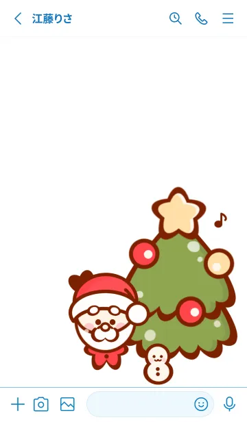 [LINE着せ替え] Santa is coming 4 :)の画像2