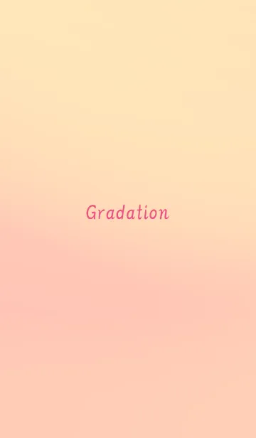 [LINE着せ替え] gradation YELLOW&PINK 11の画像1