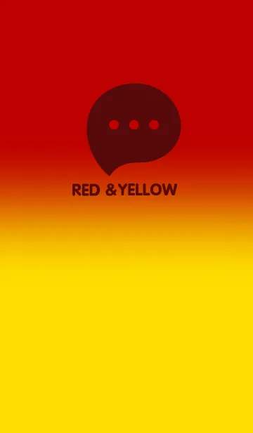 [LINE着せ替え] Yellow &Red V3 (JP)の画像1