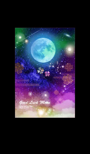 [LINE着せ替え] 願いが叶う 月と宇宙2の画像1