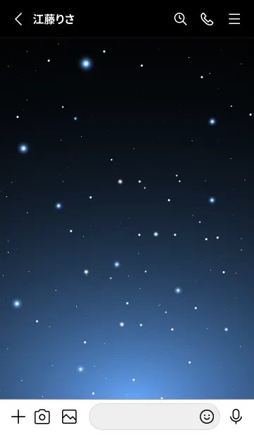 [LINE着せ替え] STARRY SKY-STAR.MEKYM 27の画像2