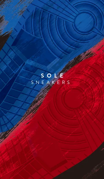 [LINE着せ替え] SOLE / SNEAKERS / BLACKの画像1