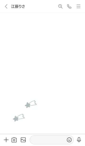 [LINE着せ替え] doodle stars(くすみ2-05)の画像2