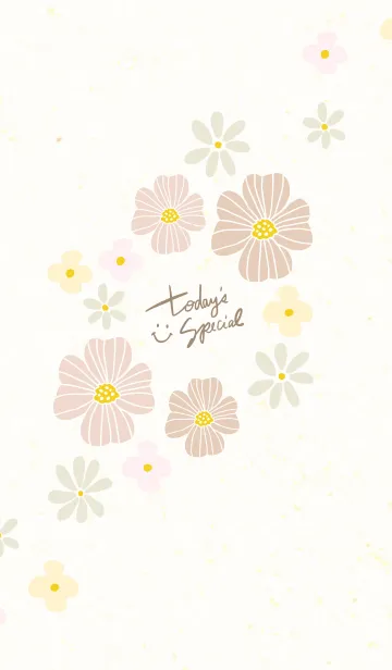 [LINE着せ替え] かわいいお花 大人9の画像1