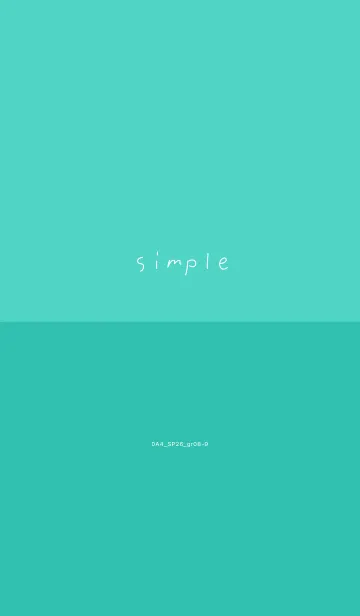 [LINE着せ替え] 0A4_26_グリーン8-9の画像1