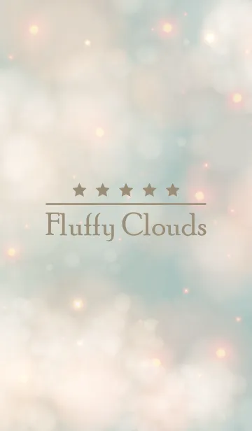 [LINE着せ替え] Fluffy Clouds RETRO-MEKYM 25の画像1