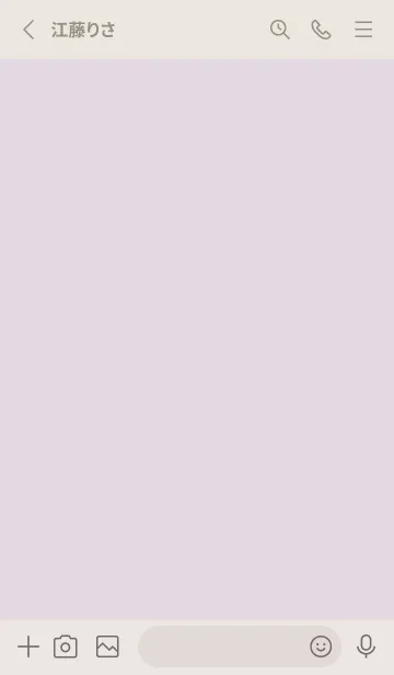 [LINE着せ替え] 超シンプル20<パープルピンク>の画像2