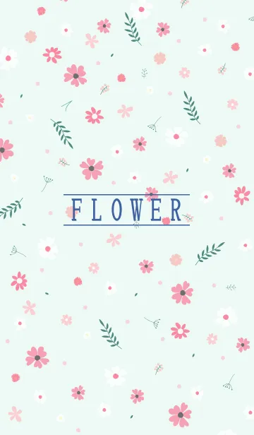 [LINE着せ替え] MANY FLOWERS GREEN 33の画像1