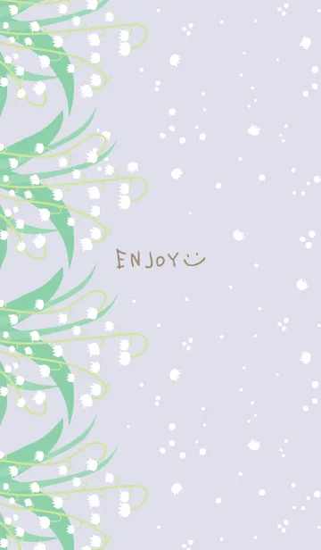 [LINE着せ替え] すずらん 縦11の画像1