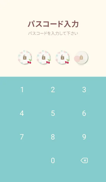 [LINE着せ替え] さくらんぼ 水玉2の画像4