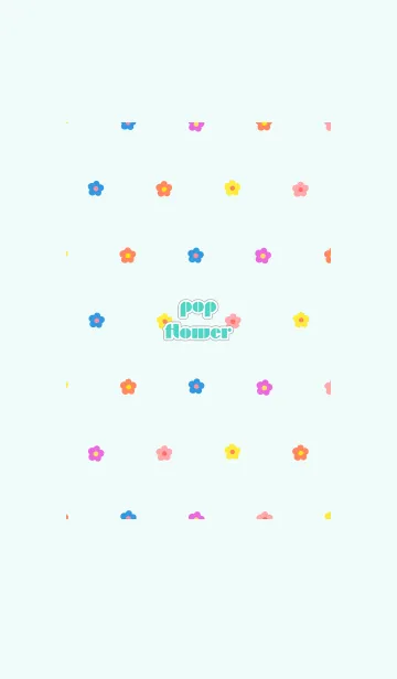 [LINE着せ替え] pop_flower 2の画像1