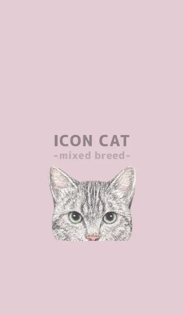 [LINE着せ替え] ICON CAT - ミックス - PASTEL PK/16の画像1