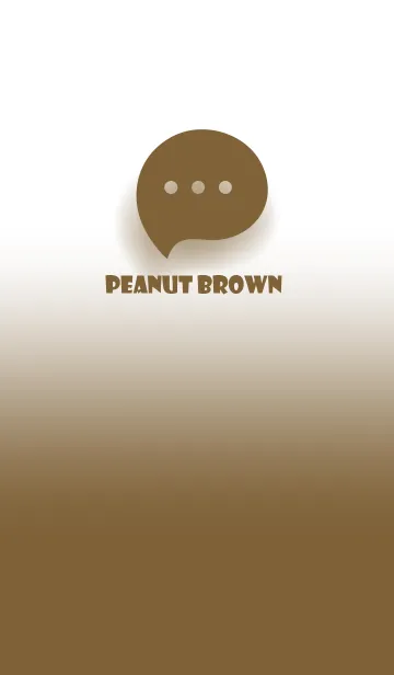 [LINE着せ替え] Peanut Brown & White Theme V.3 (JP)の画像1