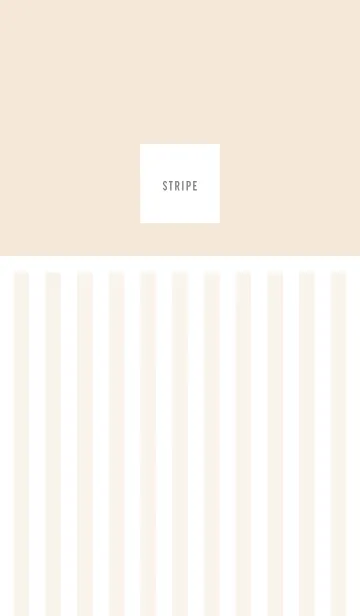 [LINE着せ替え] Simple stripe / Light Brownの画像1