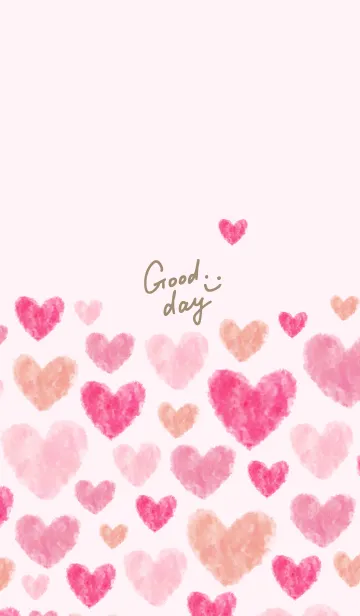 [LINE着せ替え] ハート 横13の画像1