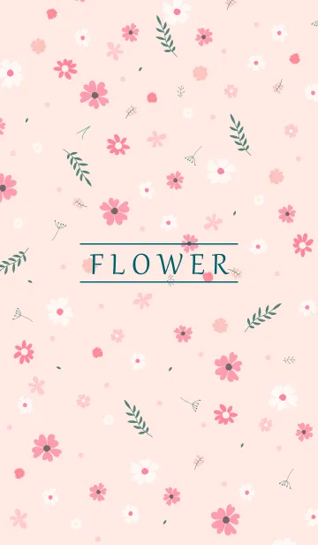 [LINE着せ替え] MANY FLOWERS PINK 38の画像1