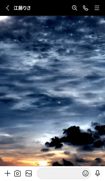 [LINE着せ替え] 夜の月 月の海 #Dla_10。の画像2