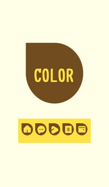 [LINE着せ替え] yellow color J12の画像1