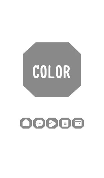 [LINE着せ替え] bw color K13の画像1