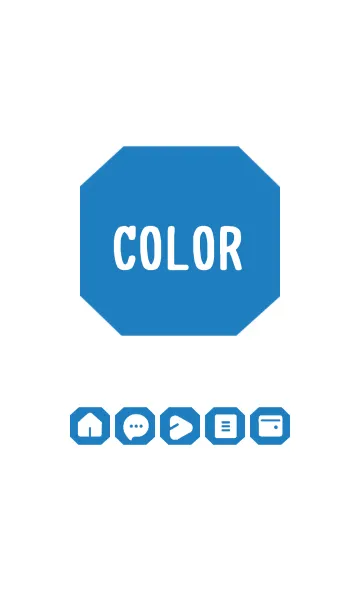 [LINE着せ替え] bw color K14の画像1