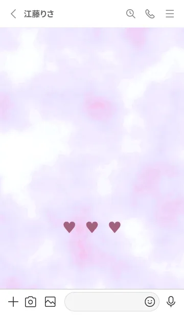 [LINE着せ替え] ♥♥♥43の画像2