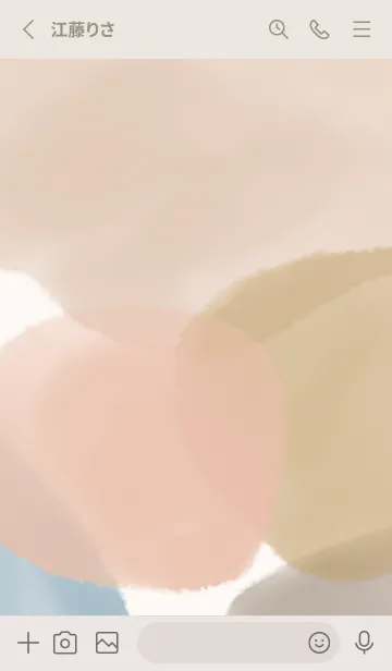 [LINE着せ替え] ペイントアート04 水彩の画像2