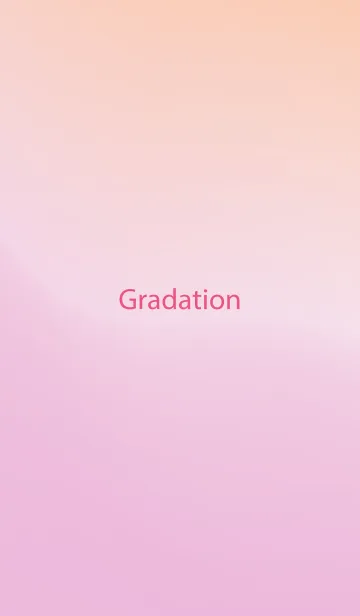 gradation ORANGE&PINK 30の着せ替えメイン画像