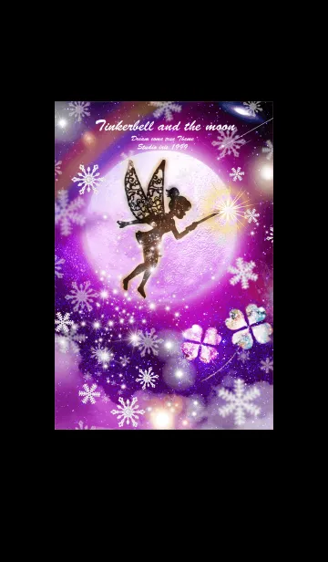 [LINE着せ替え] 願いが叶う✨ティンカー・ベルと月✨冬の画像1