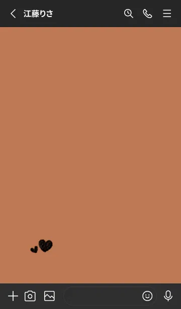 [LINE着せ替え] ハートのらくがき(くすみ3-02)の画像2