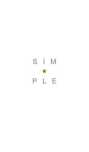 [LINE着せ替え] SIMPLE STAR-27の画像1