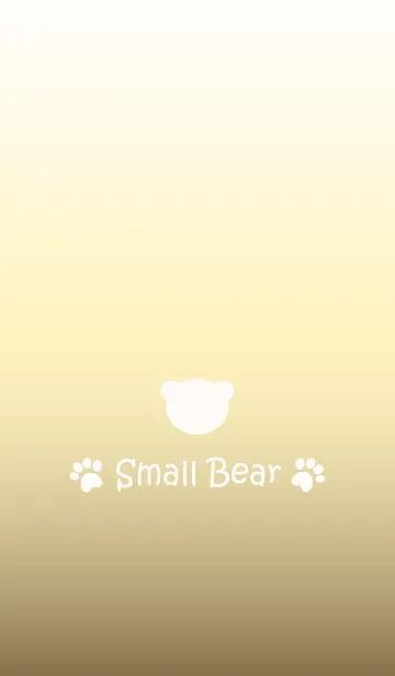 [LINE着せ替え] Small Bear *GOLD 4*の画像1