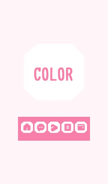 [LINE着せ替え] pink color K11の画像1