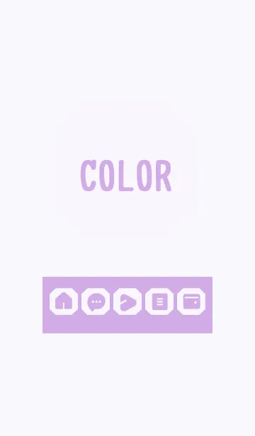 [LINE着せ替え] purple color K12の画像1