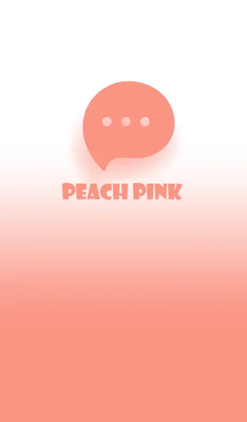 [LINE着せ替え] Peach Pink & White Theme V.3 (JP)の画像1