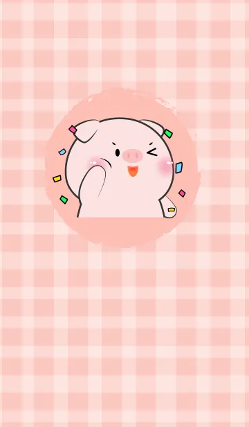 [LINE着せ替え] Simple Cute Cute Pig (JP)の画像1