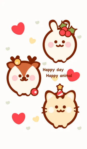 [LINE着せ替え] Lovely animal 3の画像1