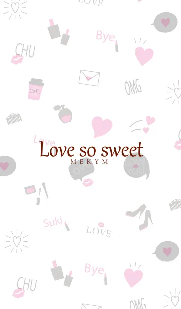 [LINE着せ替え] Love so sweet-MEKYM 21の画像1