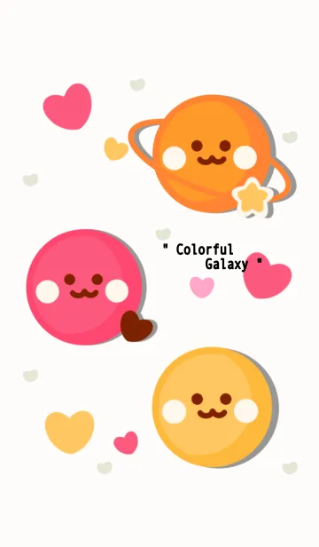 [LINE着せ替え] Little colorful galaxy 2の画像1