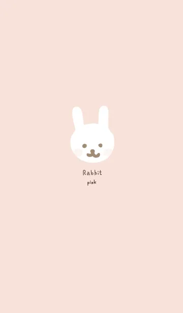 うさぎ シンプル無地3の着せ替えメイン画像