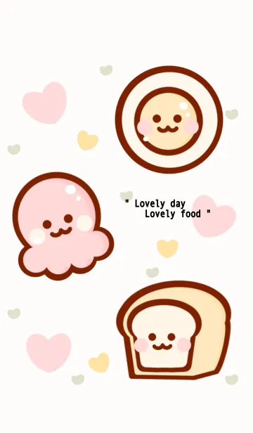 [LINE着せ替え] Lovely happy breakfast 2の画像1