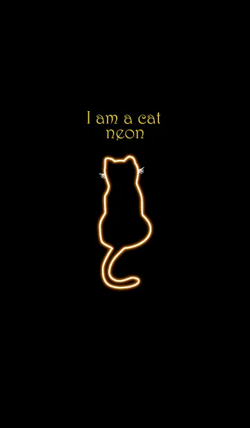 [LINE着せ替え] I am a cat neon 94の画像1