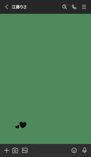 [LINE着せ替え] ハートのらくがき(くすみ3-05)の画像2