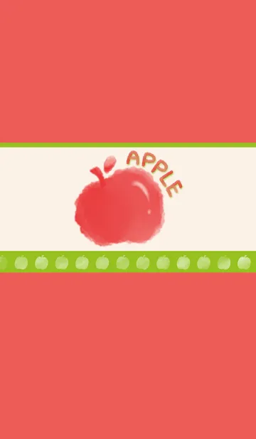 [LINE着せ替え] Smudge Apple J-Red (Red4)の画像1