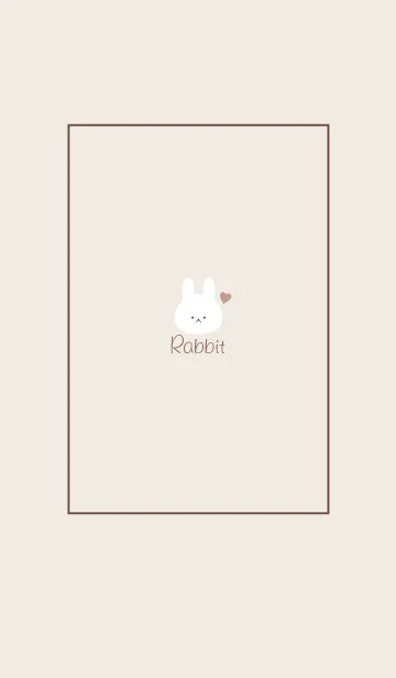 [LINE着せ替え] Rabbit-Dusky.Beige 20の画像1