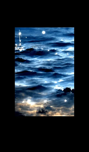 [LINE着せ替え] 夜の月 月の海 #DkBC_1。の画像1