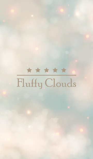 [LINE着せ替え] Fluffy Clouds RETRO-MEKYM 26の画像1