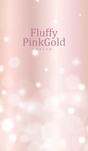 [LINE着せ替え] Fluffy Pink Gold-HEART 26の画像1