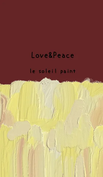 [LINE着せ替え] 油絵アート【le soleil paint 264】の画像1