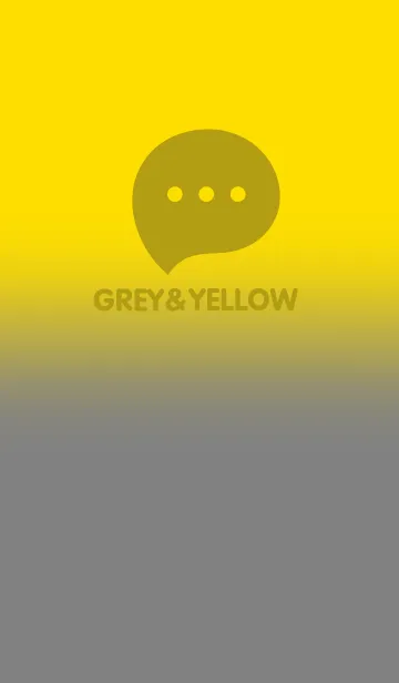[LINE着せ替え] Yellow &Grey V3 (JP)の画像1